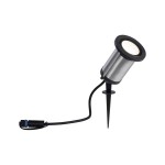 Paulmann 942.85 Plug & Shine LED Gartenstrahler Classic Einzelspot IP65 3000K 5,1W Anthrazit 