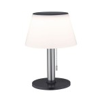 Paulmann 943.09 Solar LED Tischleuchte 3-Step-Dim Lillesol IP44 3000K 45lm Edelstahl 