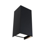 Paulmann 943.25 LED Wandleuchte Flame IP44 eckig 102x100mm 3000K 2x5,8W 2x540lm 230V Anthrazit Aluminium 