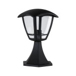 Paulmann 943.93 Pollerleuchte Classic Curved IP44 280 mm max. 12W 230V Klar#Schwarz E27 Kunststoff 