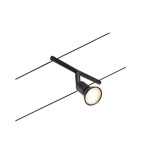 Paulmann 944.47 CorDuo Seilsystem Salt Einzelspot GU5,3 max. 10W 12V Schwarz matt#Chrom 