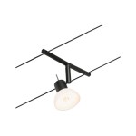 Paulmann 944.51 CorDuo Seilsystem Sheela Einzelspot GU5,3 max. 10W 12V Schwarz matt#Chrom 