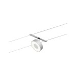 Paulmann 944.76 CorDuo LED Seilsystem Circle Einzelspot 180lm 5W 3000K 12V Chrom matt 