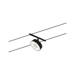 Paulmann 944.80 CorDuo LED Seilsystem Circle Einzelspot 180lm 5W 3000K 12V Schwarz matt 