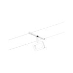 Paulmann 944.84 CorDuo LED Seilsystem Frame Einzelspot 280lm 4,8W 3000K 12V Weiß matt/Chrom 