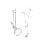 Paulmann 944.88 CorDuo Seilsystem Comet Einzelspot GU5,3 max. 50W dimmbar 12V Weiß matt 