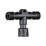Paulmann 945.84 Park + Light Verbinder T-Stück IP67 Schwarz 