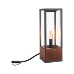 Paulmann 946.73 Plug & Shine Pollerleuchte Venea Einzelleuchte IP44 1900K 2W Holz 