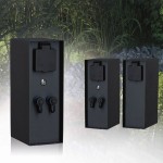 Paulmann 947.01 Plug & Shine Steckdosensäule Rio Dämmerungssensor IP44 Anthrazit 