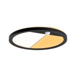 Paulmann 947.08 LED Außenpanel Lamina Backlight Bewegungsmelder insektenfreundlich IP44 rund 280mm Tunable Warm 14W 1150lm 230V Schwarz Kunststoff 
