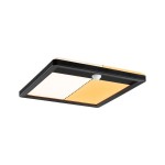 Paulmann 947.09 LED Außenpanel Lamina Backlight Bewegungsmelder insektenfreundlich IP44 eckig 250x47mm Tunable Warm 14W 920lm 230V Schwarz Kunststoff 