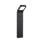 Paulmann 947.47 LED Pollerleuchte Kulma Bewegungsmelder seewasserresistent IP44 500 mm 3000K 7,5W 500lm 230V Anthrazit Aluminium 