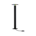 Paulmann 947.50 Plug & Shine LED Pollerleuchte Smart Home Zigbee 3.0 Plate IP44 RGBW+ 5W Anthrazit 