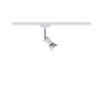 Paulmann 953.33 URail Schienenspot Pure II Einzelspot GU10 max. 10W dimmbar 230V Weiß#Chrom 