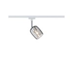 Paulmann 953.44 URail Schienenspot Blossom Einzelspot G9 max. 10W dimmbar 230V Weiß#Grau 
