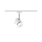Paulmann 953.63 URail Schienenspot Pipe Einzelspot GU10 max. 10W dimmbar 230V Weiß#Chrom 
