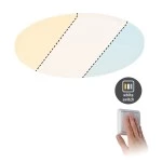 Paulmann 953.82 VariFit LED Einbaupanel Veluna IP44 rund 215mm 17W 1300lm White Switch Transparent 