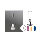 Paulmann 954.36 URail Pendel 2Easy E27 max. 20W dimmbar 230V Chrom matt#Chrom 