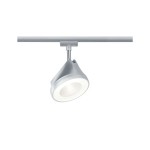 Paulmann 954.46 URail LED Schienenspot Arena Einzelspot 800lm 15W 2700K dimmbar 230V Chrom matt#Chrom 