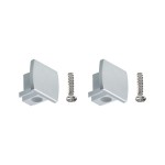 Paulmann 954.96 URail Verbinder 2er-Pack Endkappe 2er Pack 13x21mm Chrom matt 