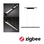 Paulmann 955.79 URail LED Pendel Smart Home Zigbee 3.0 Lento 3x1800lm 3x13,5W Tunable White dimmbar 230V Schwarz matt 