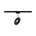 Paulmann 968.02 URail LED Schienenspot Sphere Einzelspot 600lm 7,4W 4000K dimmbar 230V Schwarz matt 