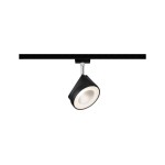 Paulmann 969.24 URail LED Schienenspot Arena Einzelspot 800lm 14W 2700K dimmbar 230V Schwarz matt#Chrom 