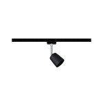 Paulmann 969.26 URail Schienenspot Cover Einzelspot GU10 max. 10W dimmbar 230V Schwarz matt#Chrom 