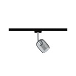 Paulmann 969.67 URail Schienenspot Blossom Einzelspot G9 max. 10W dimmbar 230V Schwarz matt#Rauchglas 