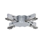 Paulmann 976.57 URail Verbinder X-Stück 104x104mm max. 1000W Chrom matt 