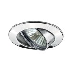 Paulmann 989.43 Premium Einbauleuchte rund 83mm 30° GU10 max. 50W 230V dimmbar Chrom 