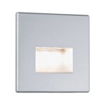 Paulmann 994.95 LED Wandeinbauleuchte Edge Quadro eckig 80x5mm 1,2W 50lm 230V 2700K Chrom matt 