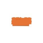 Wago 2000-1492 Abschluss- und Zwischenplatte 0,7mm dick orange 100 Stück 