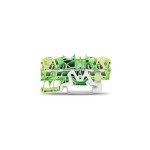 Wago 2002-1407 4-Leiter-Schutzleiterklemme 2,5mm² für Anwendungen Ex e II geeignet grün-gelb 