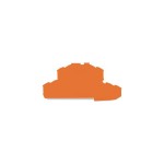 Wago 2002-2492 Abschluss- und Zwischenplatte 0,8mm dick orange 