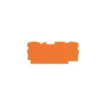** Wago 2004-1392 Abschluss- und Zwischenplatte 1mm dick orange 25 Stück 