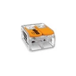 Wago 221-612 COMPACT-Verbindungsklemme für alle Leiterarten max. 6mm² transparent 50 Stück 