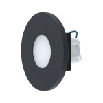 EVN LED Wandeinbauleuchte 230V 3000K IP44 anthrazit 