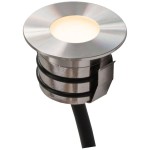 EVN 441520 Bodeneinbaustrahler edelstahl 12V 0,6W LED warmweiß 