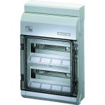 Hensel KV PC 9224 KV 90-Automatengehäuse Polycarbonat 24 Teilungseinheiten (2x12x18 mm) IP 65 