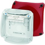 Hensel DK 0604 R Kabelabzweigkasten 1,5-4 qmm 5polig, mit rotem Deckel 