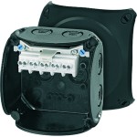 Hensel KF 0202 B Kabelabzweigkasten 1,5-2,5 qmm 5polig, schwarz 