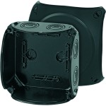 Hensel KF 0600 B Kabelabzweigkasten bis 6 qmm 3ph., 10 qmm 1ph., ohne Klemme, schwarz 