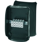 Hensel KF 5050 B Kabelabzweigkasten 16-50 qmm 3ph., 5pol., schwarz 