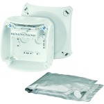 Hensel WP 0402 G Kabelabzweigkasten 1,5-2,5 qmm, 3phasig, 4 qmm 1phasig, 5polig, grau 