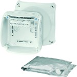 Hensel WP 0604 G Kabelabzweigkasten 1,5-4 qmm, 3phasig, 6 qmm 1phasig, 5polig, grau 