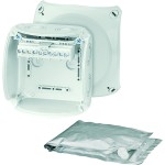 Hensel WP 0606 G Kabelabzweigkasten 1,5-6 qmm, 3phasig, 10 qmm 1phasig, 5polig, grau 