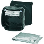 Hensel WP 0606 B Kabelabzweigkasten 1,5-6 qmm, 3phasig, 10 qmm 1phasig, 5polig, schwarz 
