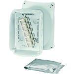 Hensel WP 1010 G Kabelabzweigkasten 2,5-10 qmm, 3phasig, 16 qmm 1phasig, 5polig, grau 
