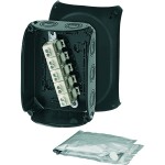 Hensel WP 1010 B Kabelabzweigkasten 2,5-10 qmm, 3phasig, 16 qmm 1phasig, 5polig, schwarz 